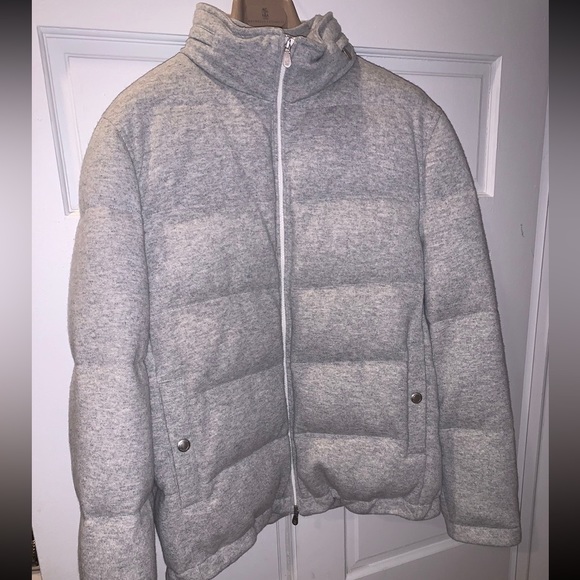 Brunello Cucinelli Cashmere Puffer Jacket - Picture 1 of 10